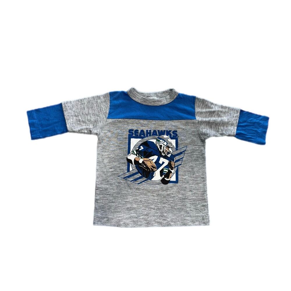 ALL PRO Kids vintage Seattle Seahawks raglan baseball-style t-shirt
